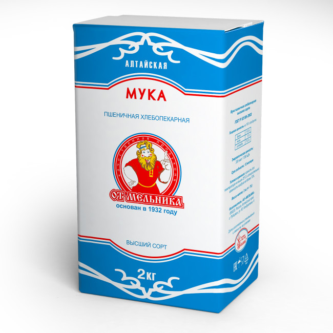 Мука пшеничная В/с "от Мельника" 2 кг
